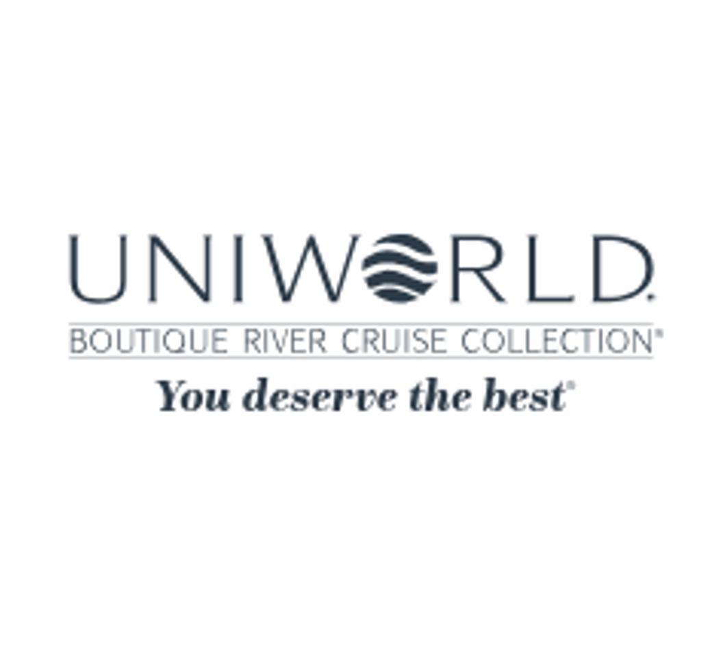 Uniworld Boutique River Cruise Collection logo with "You deserve the best" tagline